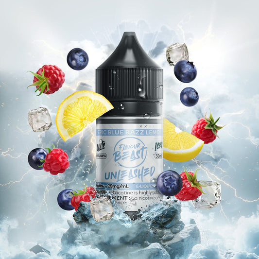 UNLEASHED EPIC ICED BLUE RAZZ LEMON 20MG 30ML