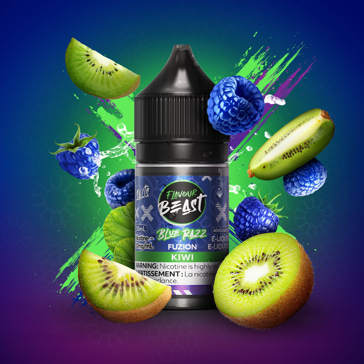 BLUE RAZZ FUZION KIWI 20MG 30ML