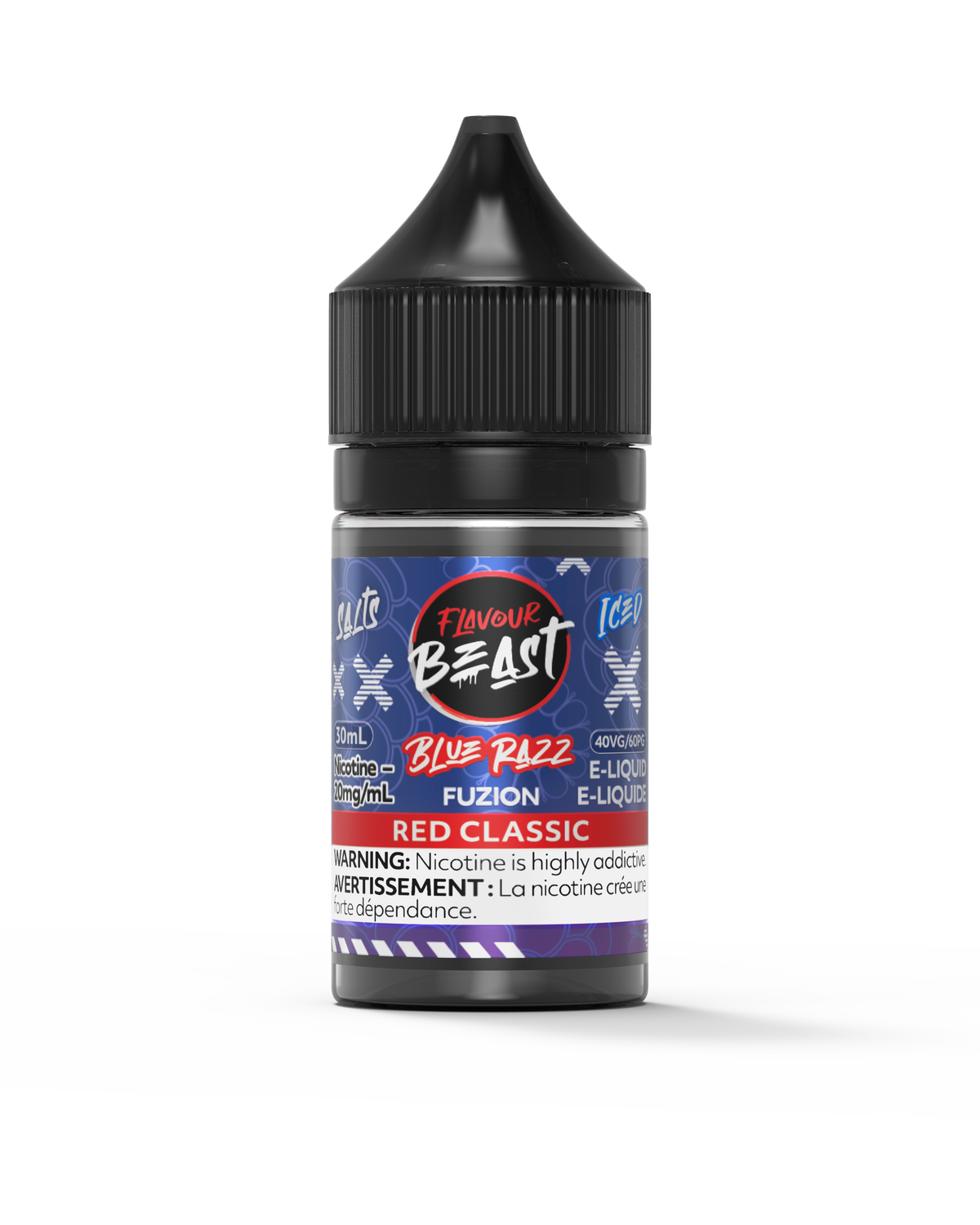 BLUE RAZZ FUZION RED CLASSIC ICED 20MG 30ML