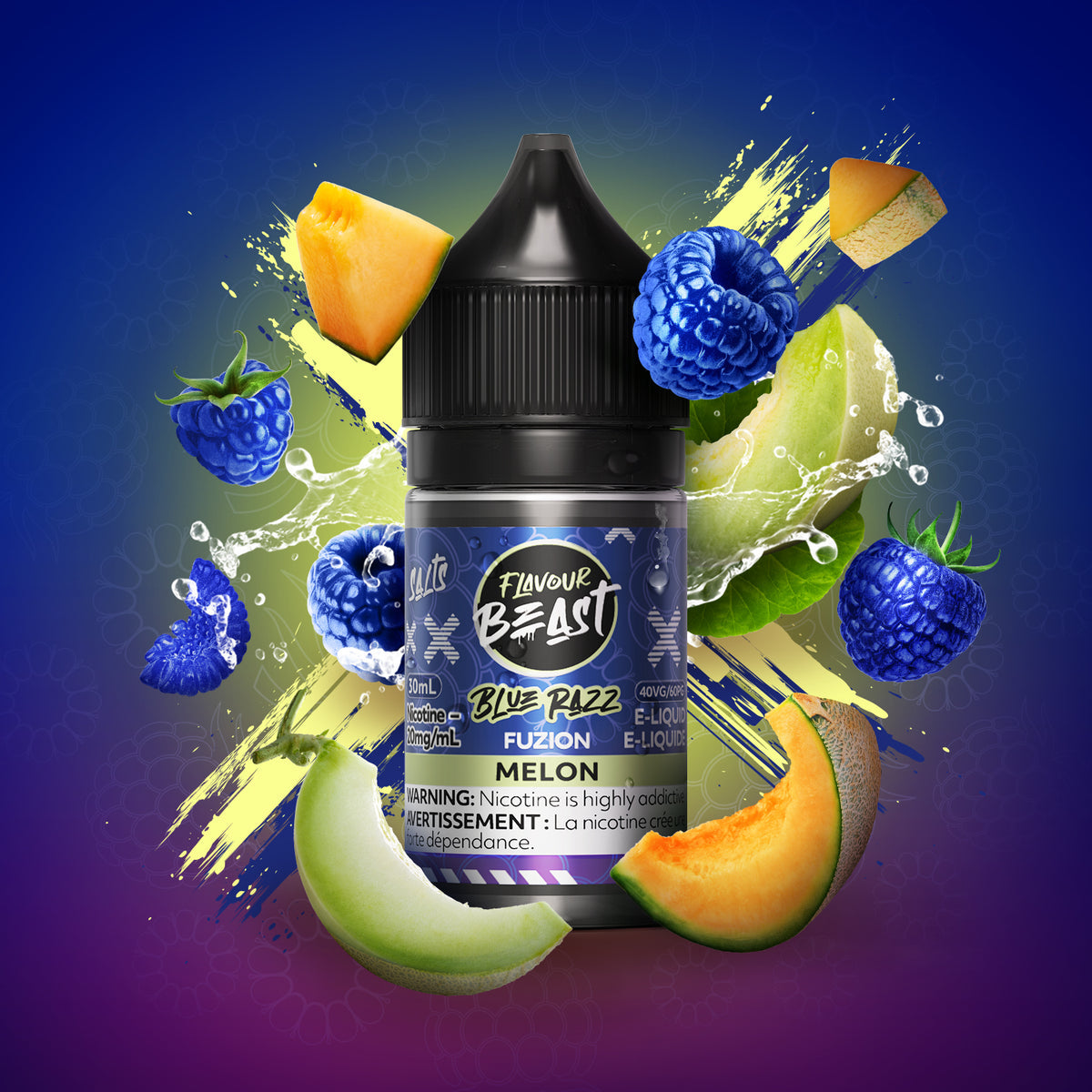 BLUE RAZZ FUZION MELON 20MG 30ML