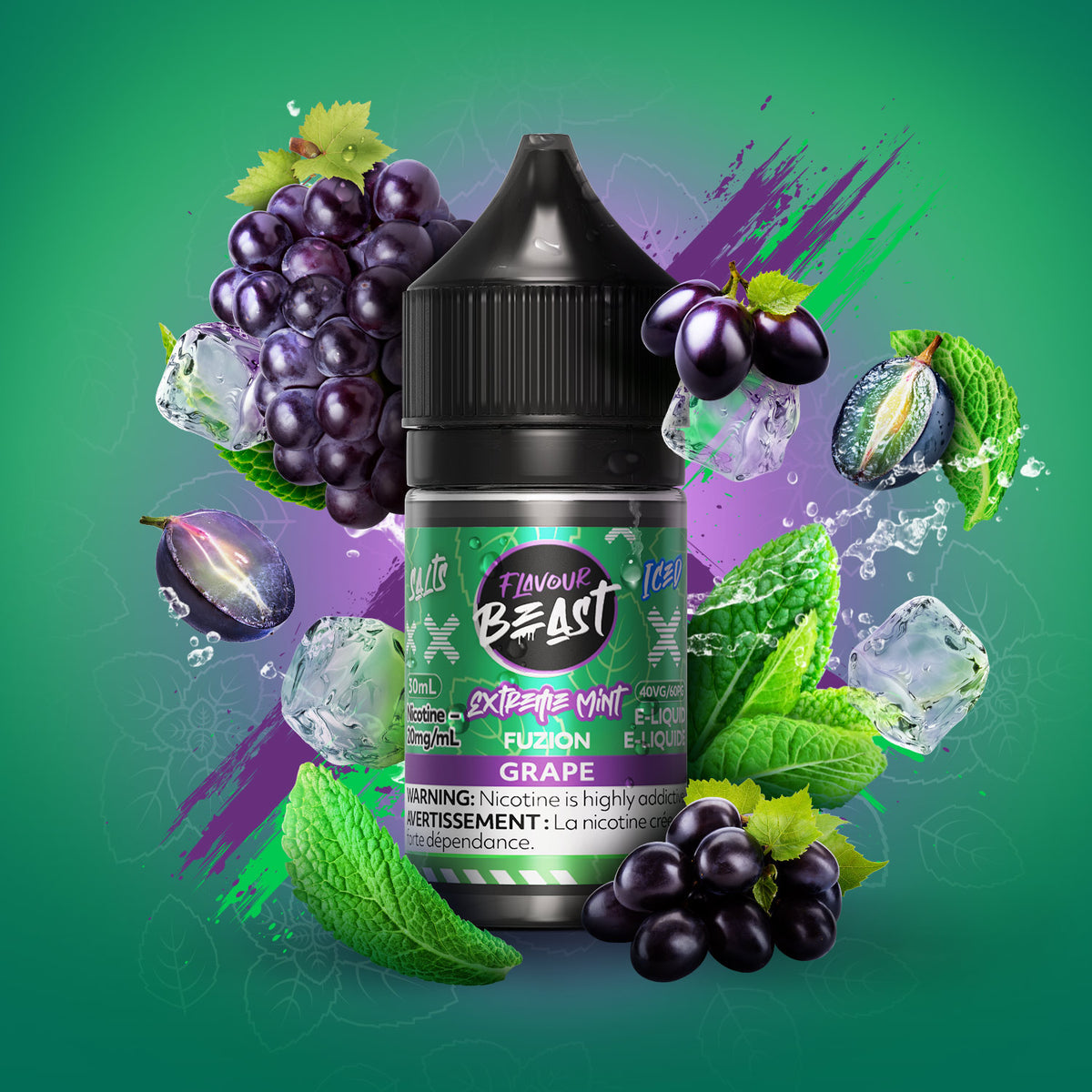 EXTREME MINT FUZION GRAPE ICED 20MG 30ML