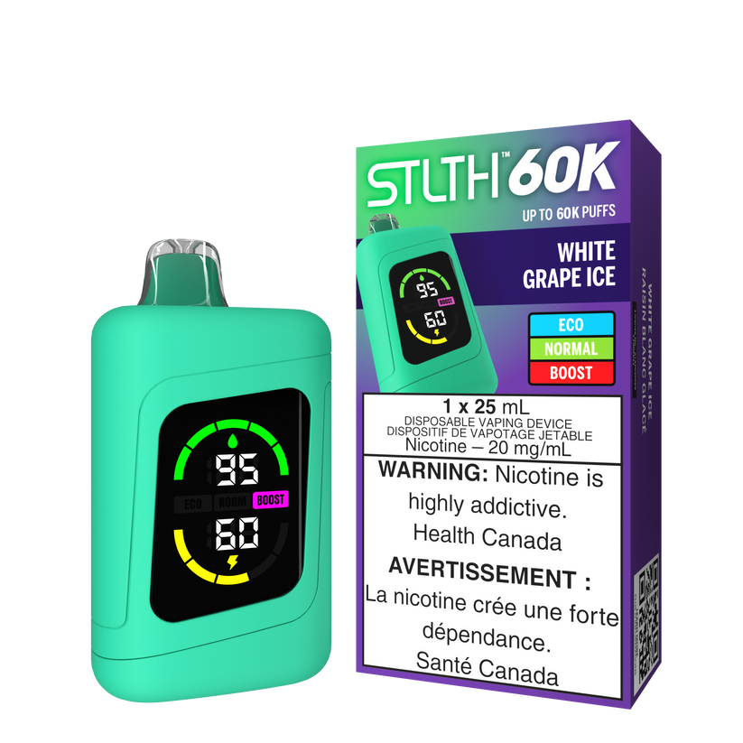 STLTH 60K WHITE GRAPE ICE 20MG