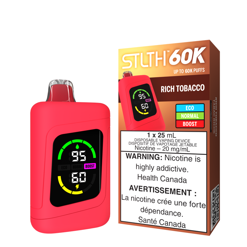 STLTH 60K RICH TOBACCO 20MG