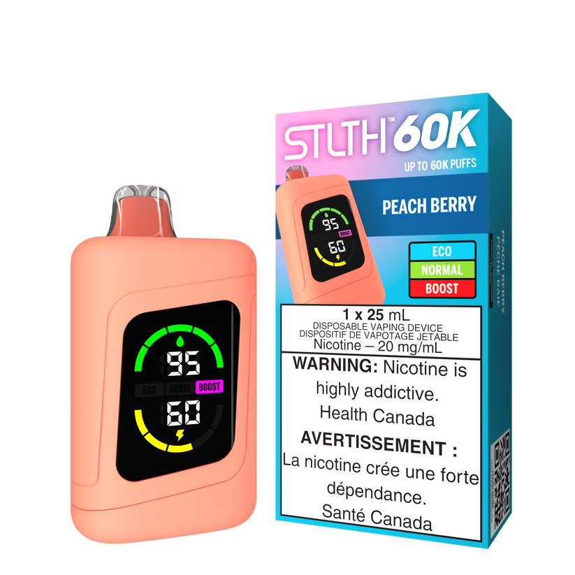 STLTH 60K PEACH BERRY 20MG