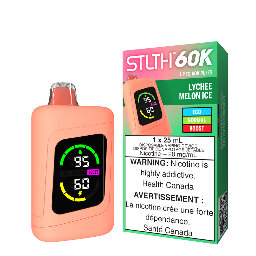 STLTH 60K LYCHEE MELON ICE 20MG