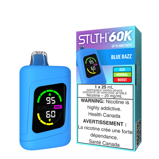 STLTH 60K BLUE RAZZ 20MG