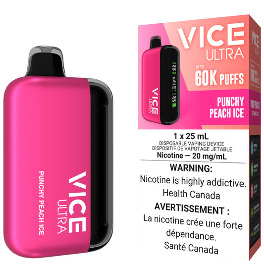 VICE ULTRA 60K PUNCHY PEACH ICE 20MG