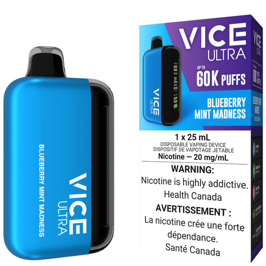 VICE ULTRA 60K BLUEBERRY MINT MADNESS 20MG