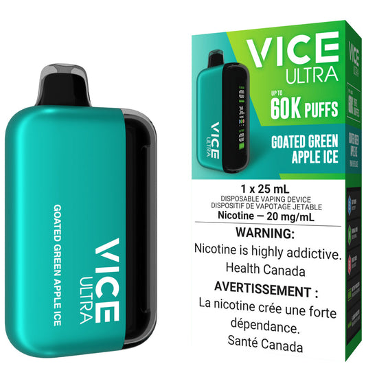 VICE ULTRA 60K GOATED GREEN APPLE ICE 20MG