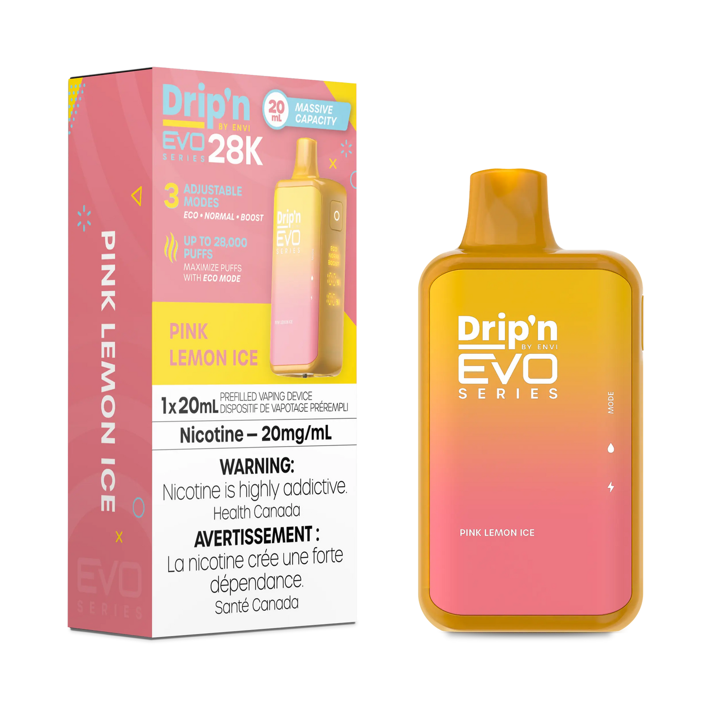 DRIP'N EVO 28K PINK LEMON ICE 20MG