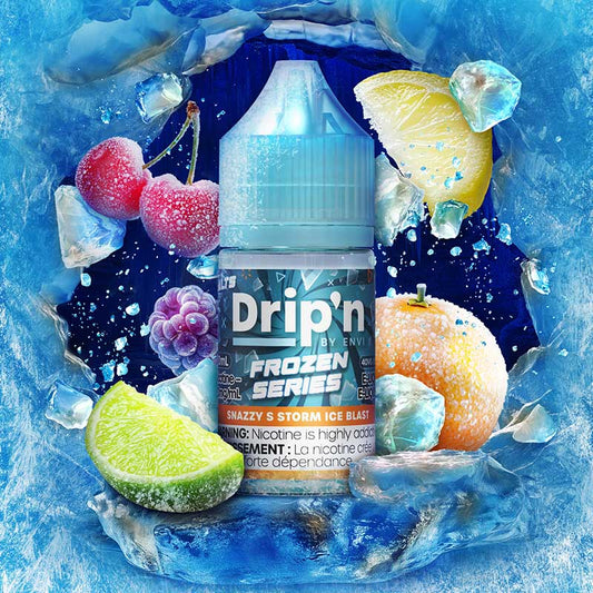 DRIP'N FROZEN SERIES 20MG 30ML SNAZZY S STORM ICE BLAST