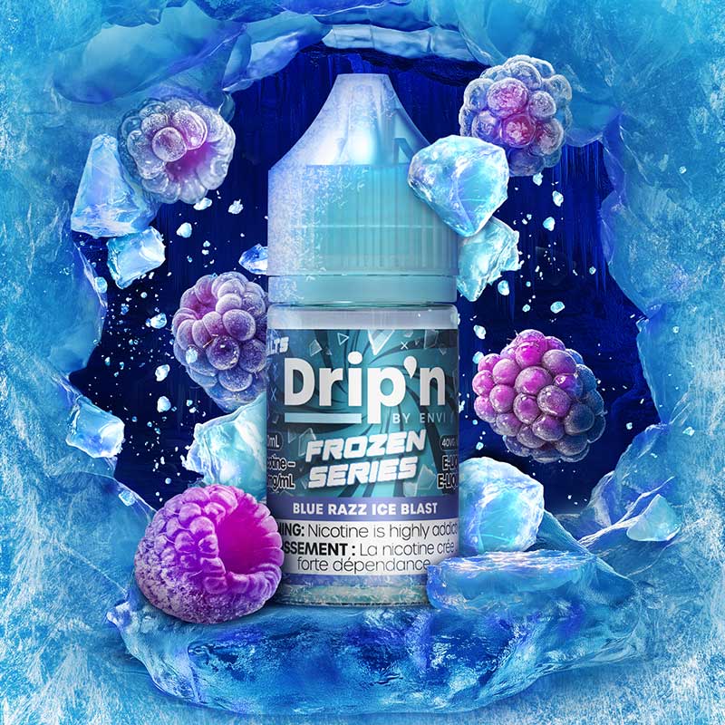 DRIP'N FROZEN SERIES 20MG 30ML BLUE RAZZ ICE BLAST