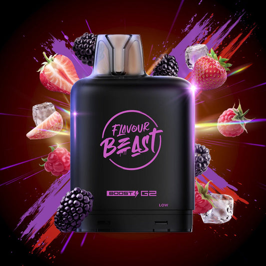 LEVEL X BOOST G2 25K TANGY BERRIES ICED 20MG