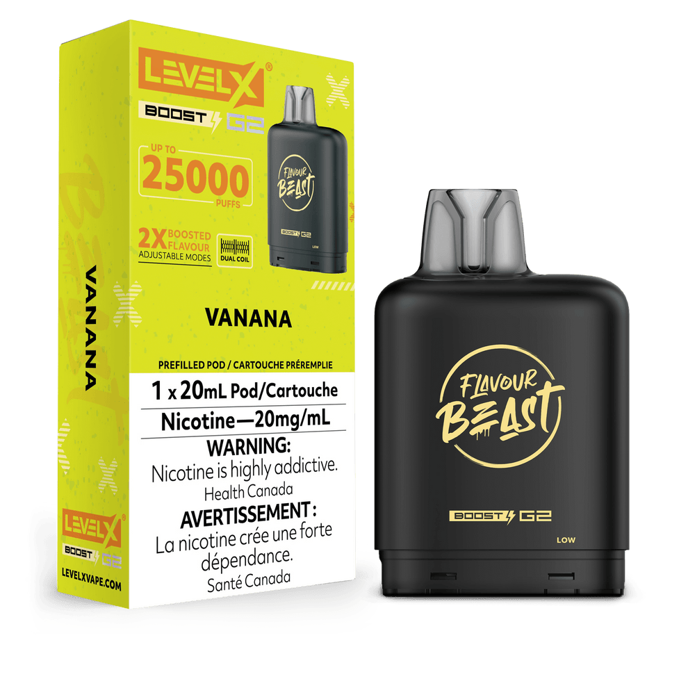 LEVEL X BOOST G2 25K VANANA 20MG