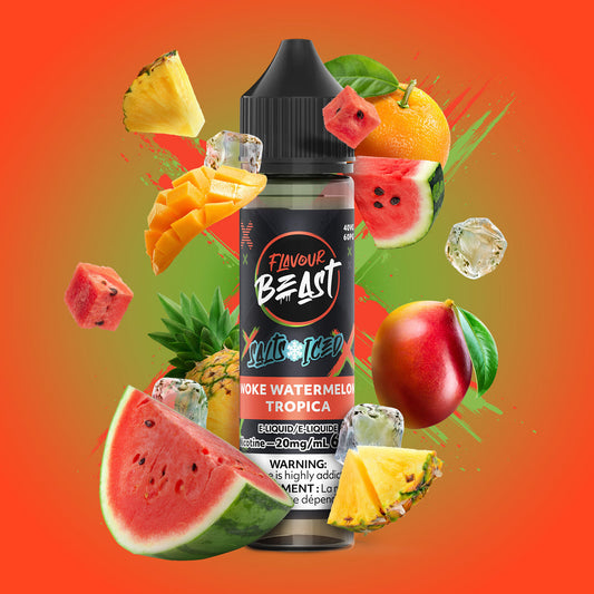 FLAVOUR BEAST 60ML WOKE WATERMELON TROPICA ICED 20MG