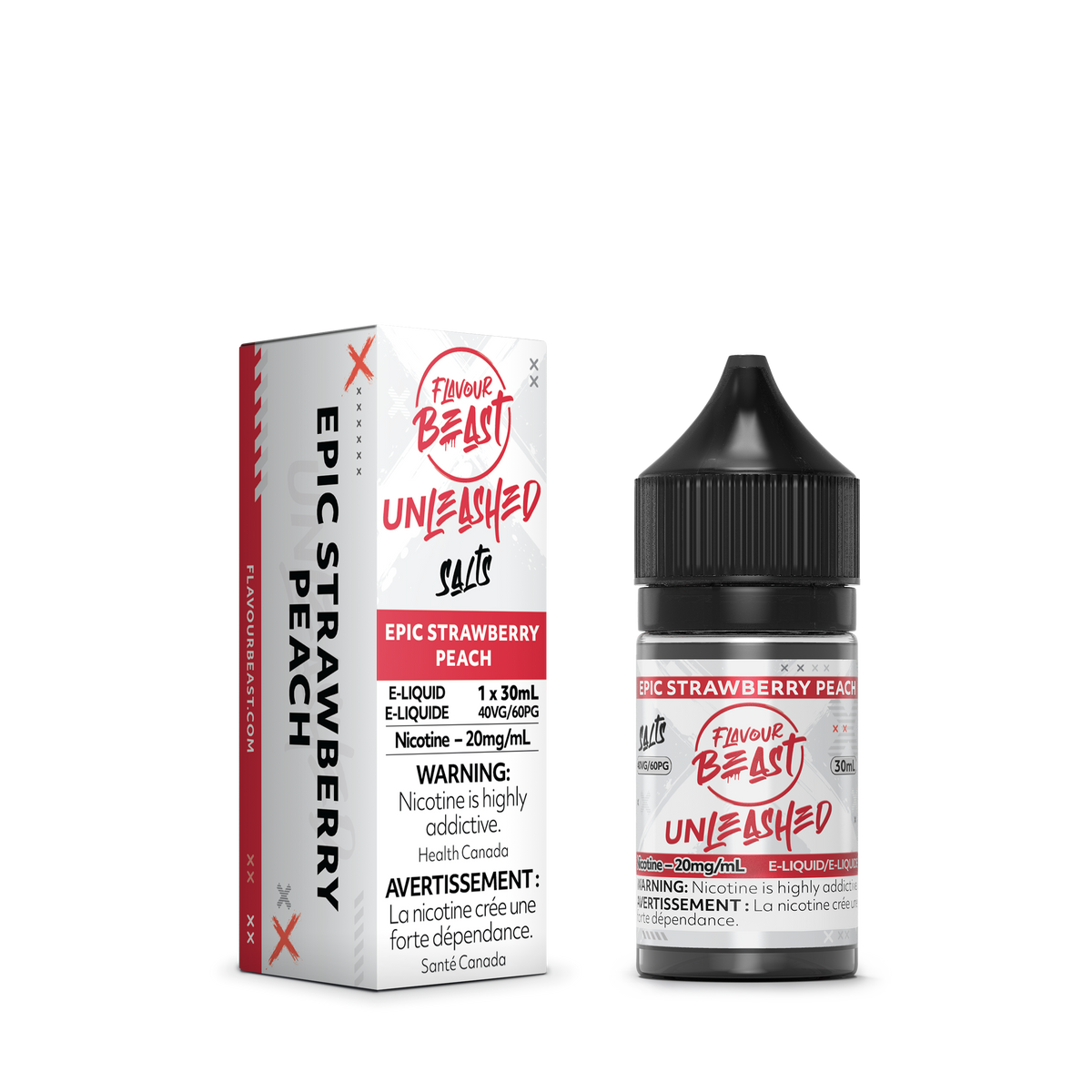 UNLEASHED EPIC STRAWBERRY PEACH 20MG 30ML