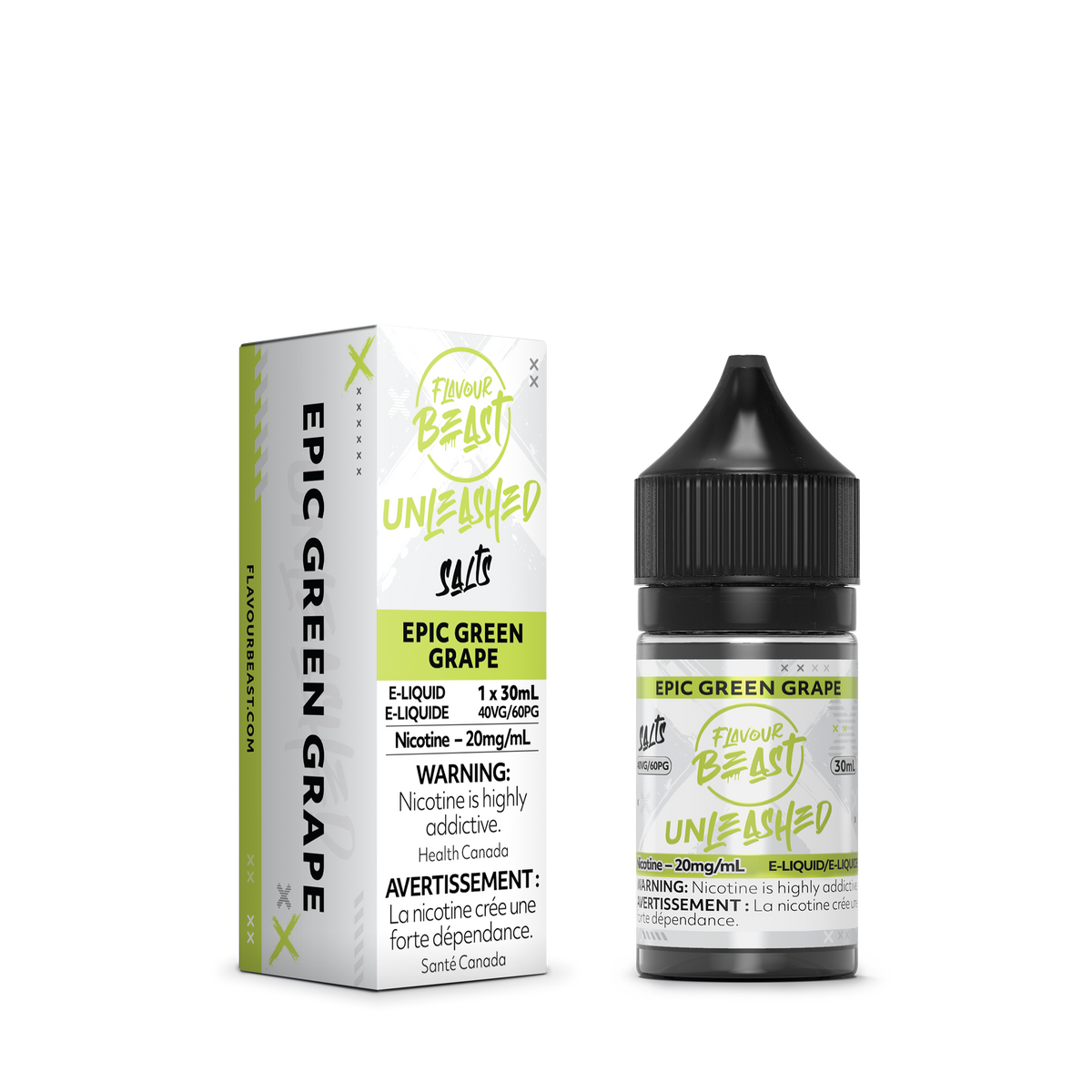 UNLEASHED EPIC GREEN GRAPE 20MG 30ML