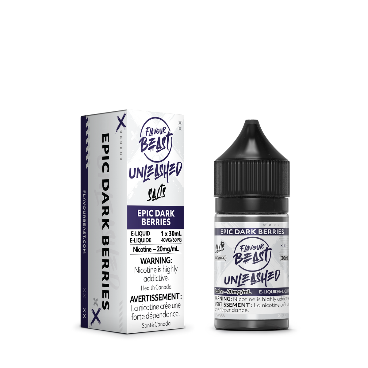 UNLEASHED EPIC DARK BERRIES 20MG 30ML