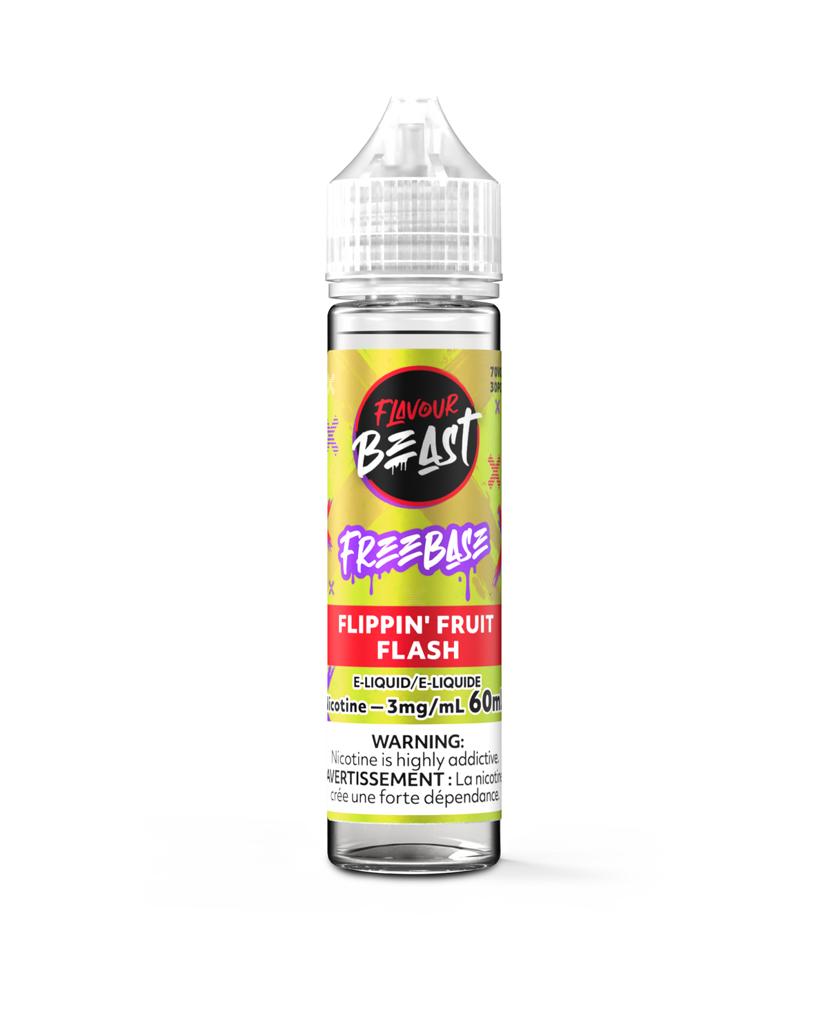 FLAVOUR BEAST 3MG  FLIPPIN' FRUIT FLASH 60ML