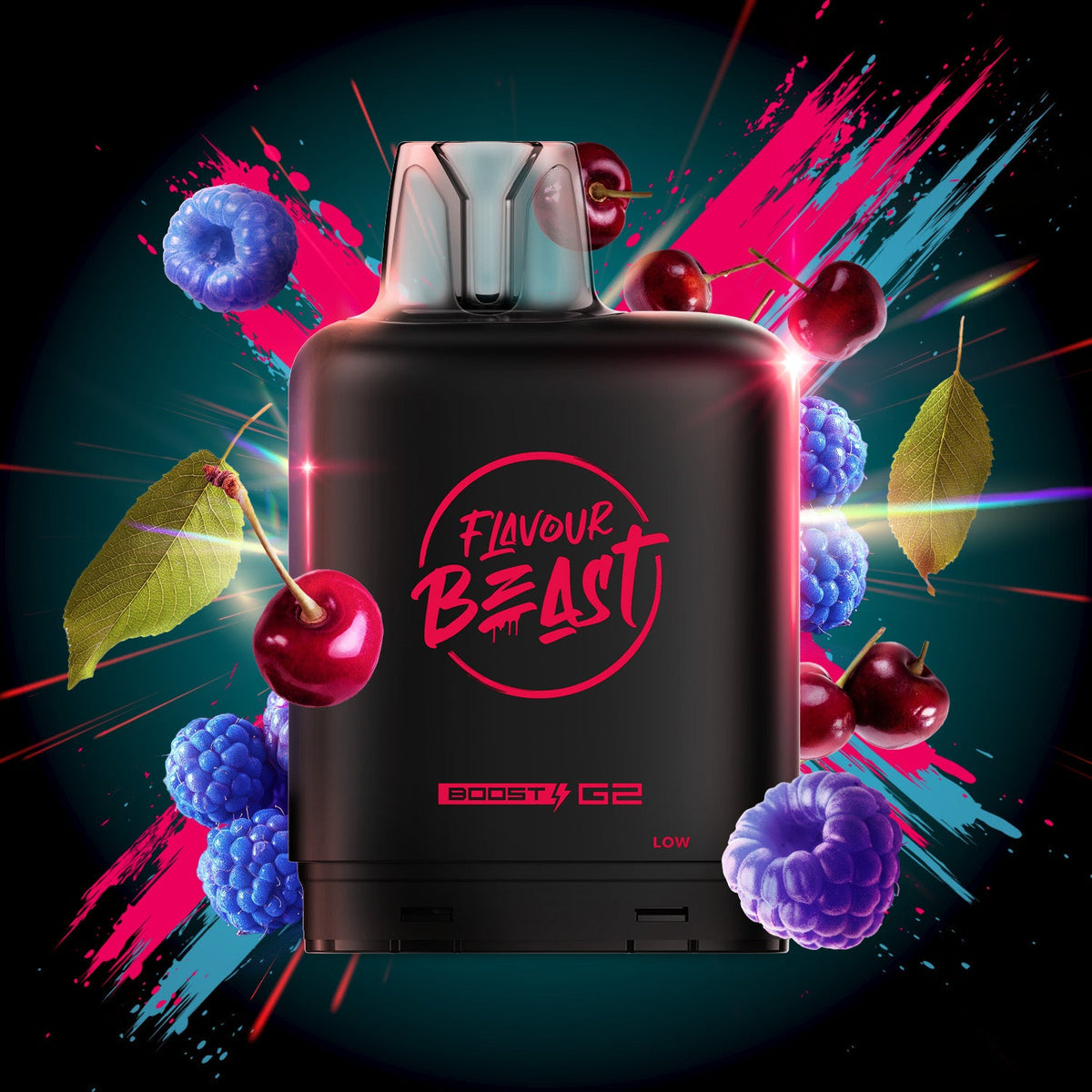 LEVEL X BOOST G2 25K BLUE RASPBERRY CHERRY 20MG