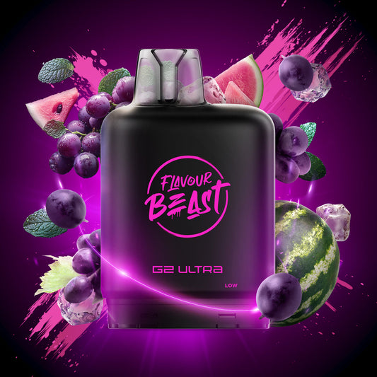LEVEL X G2 ULTRA 50K 20MG GLEAMIN' GRAPE WATERMELON MINT ICED