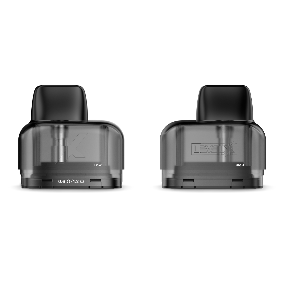 LEVEL X REFILLABLE POD DUAL COIL 0.6/1.2 OHM (2 PER PKG.)