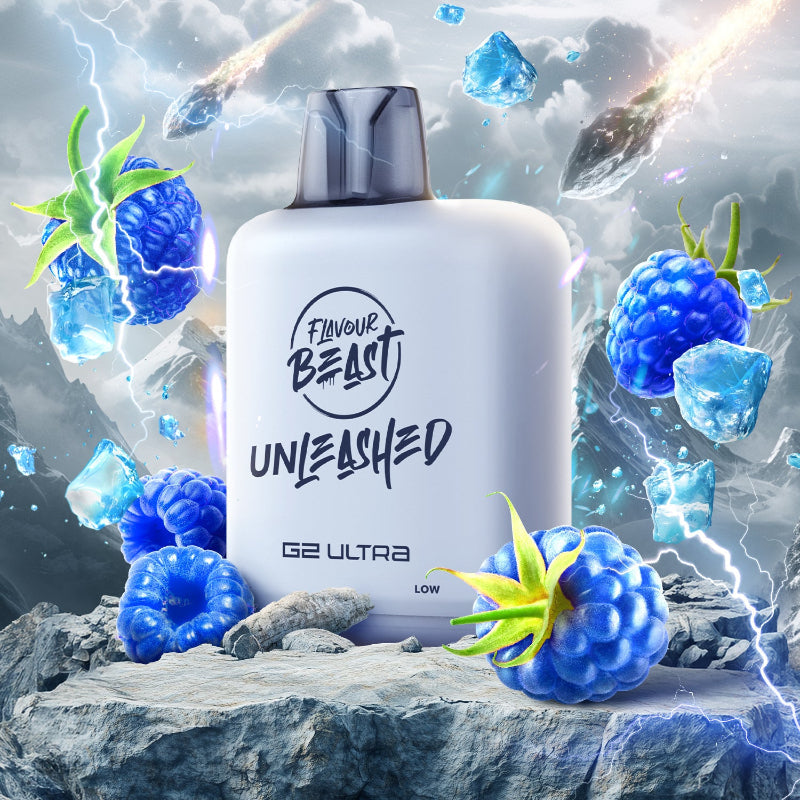 LEVEL X G2 ULTRA UNLEASHED 50K 20MG EPIC BLUE RAZZ  ICED