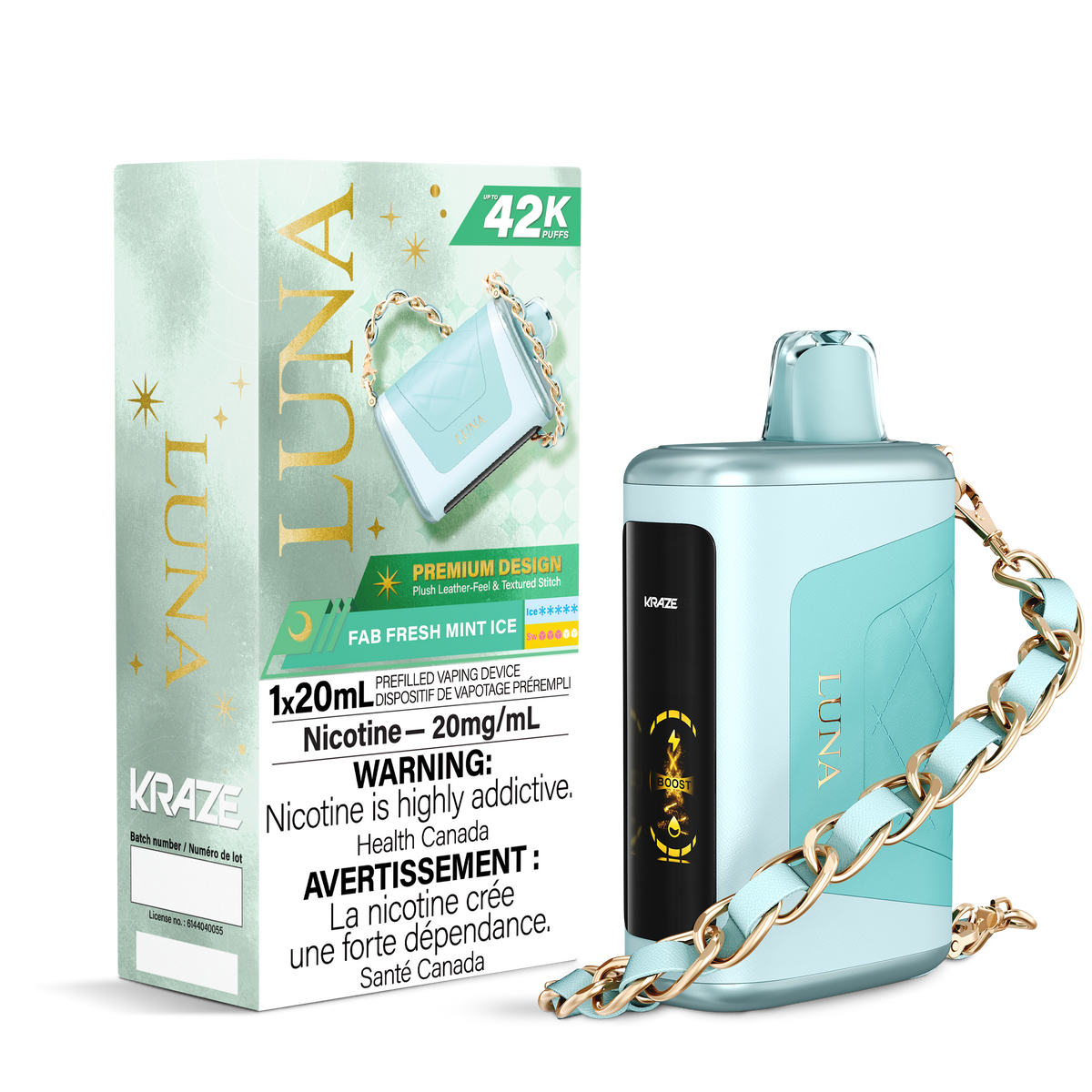 KRAZE LUNA 42K FAB FRESH MINT ICE 20MG