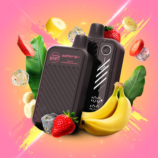 50K BEAST MODE MAX 2 STR8 UP STRAWBERRY BANANA 20MG