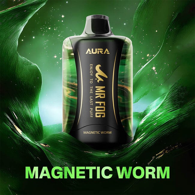 MR FOG MAGNETIC WORM 60K NICOTINE FREE(0 MG)
