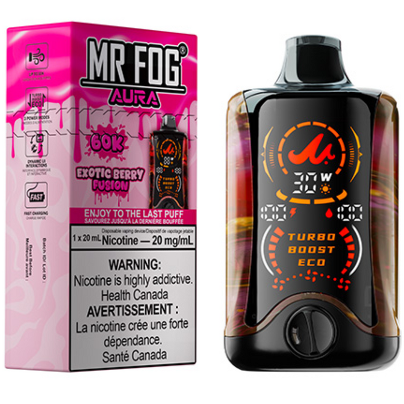 MR FOG AURA 60K  EXOTIC BERRY FUSION 20MG