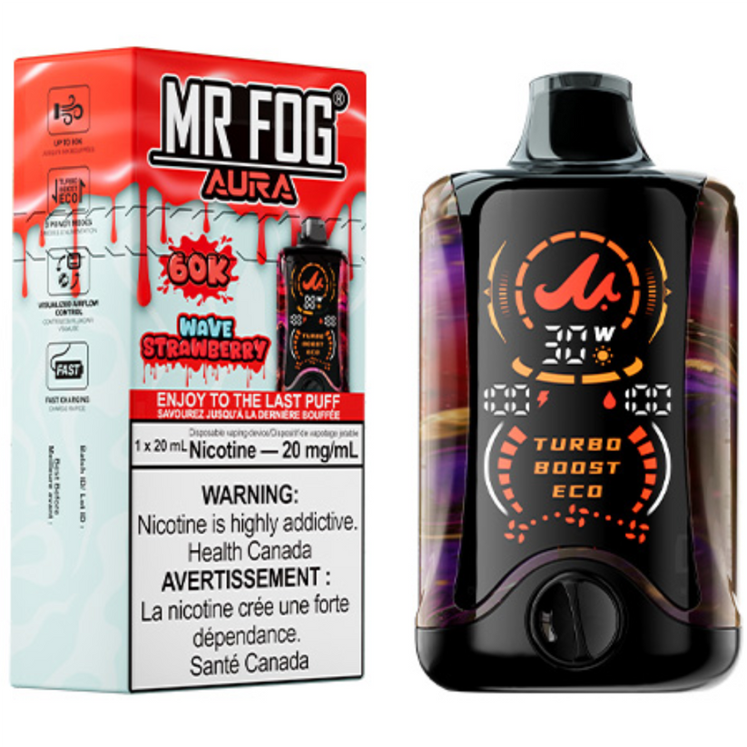 MR FOG AURA 60K WAVE STRAWBERRY 20MG