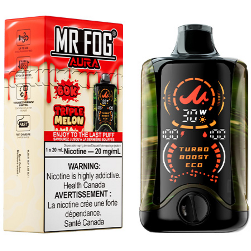 MR FOG AURA 60K TRIPLE MELON 20MG