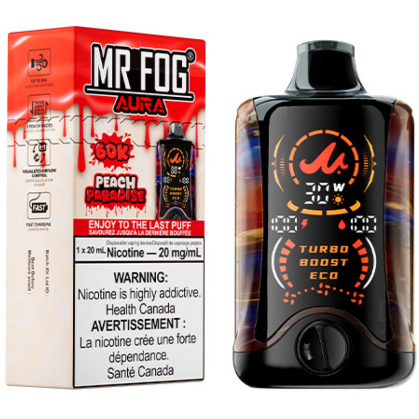 MR FOG AURA 60K PEACH PARADISE 20MG