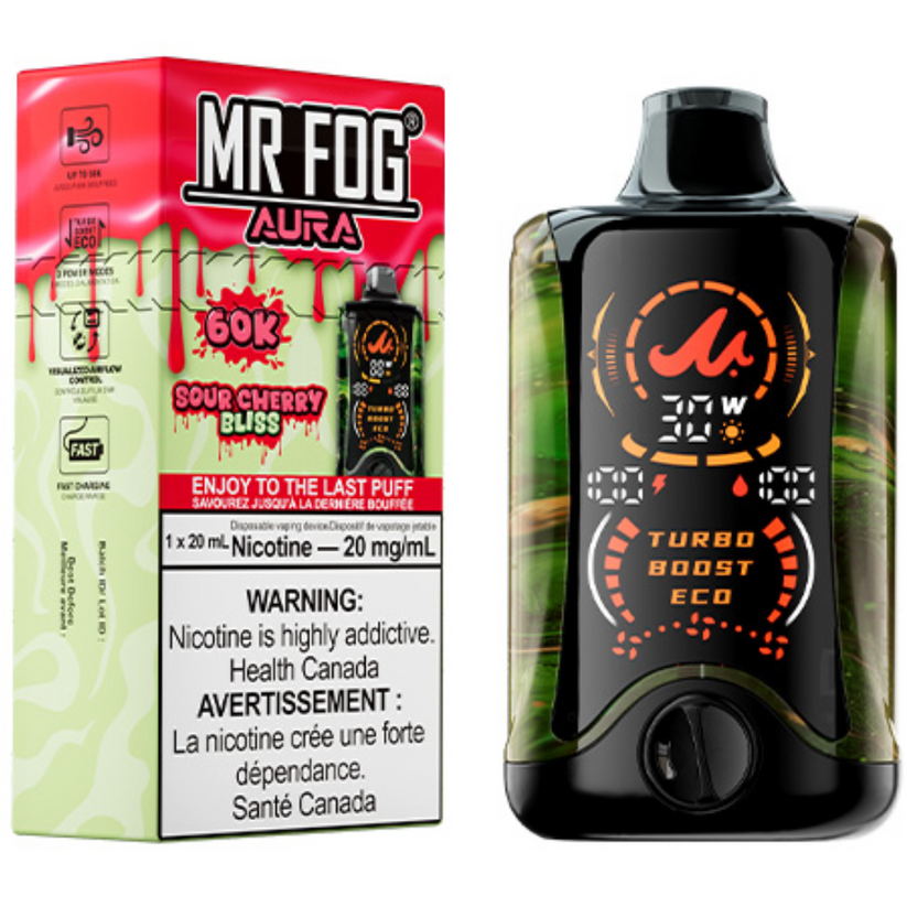 MR FOG AURA 60K  SOUR CHERRY BLISS 20MG