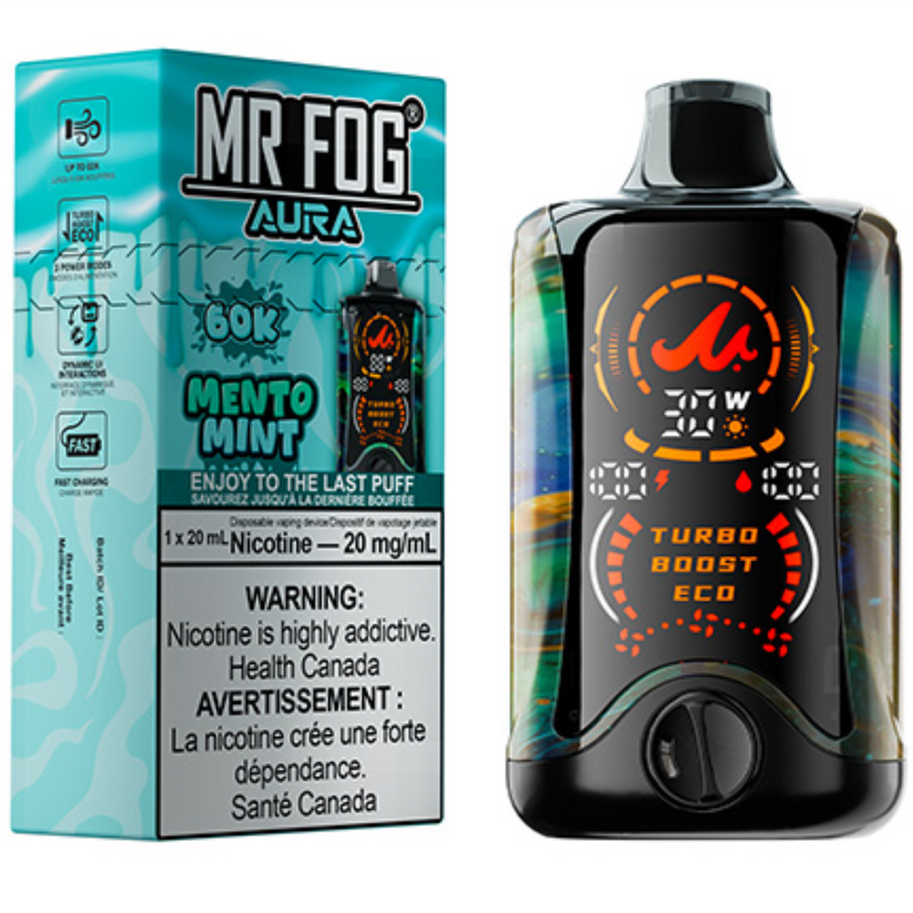 MR FOG AURA 60K  MENTO MINT 20MG