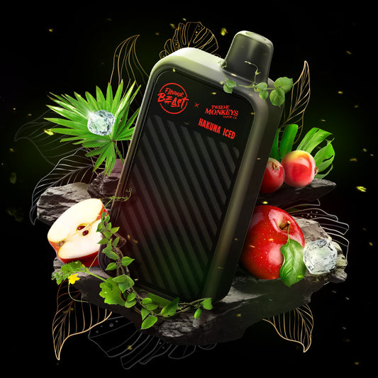 HAKUNA ICED - TWELVE MONKEYS X FLAVOUR BEAST MODE MAX 2 50K 20MG