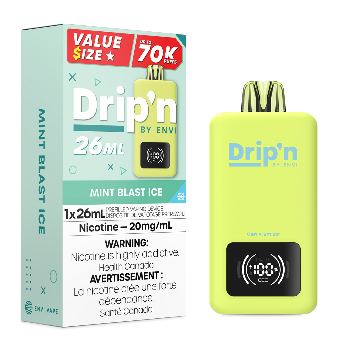 DRIP'N 70K MINT BLAST ICE 20MG