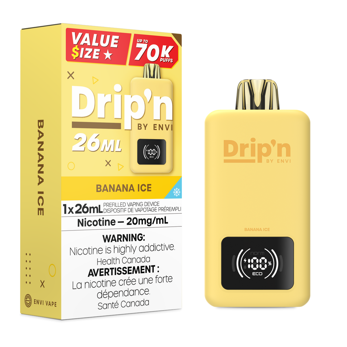 DRIP'N 70K BANANA ICE 20MG