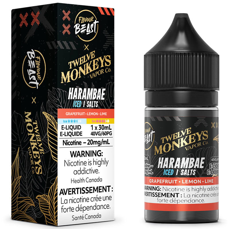 FLAVOUR BEAST X TWELVE MONKEYS HARAMBAE ICED 20MG 30ML