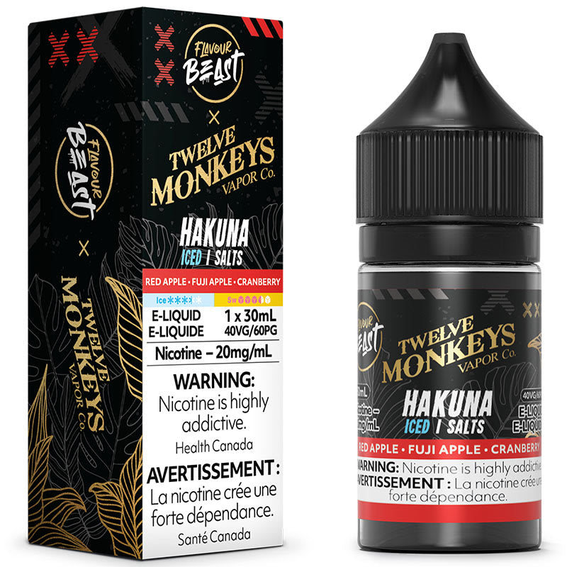 FLAVOUR BEAST X TWELVE MONKEYS HAKUNA ICED 20MG 30ML
