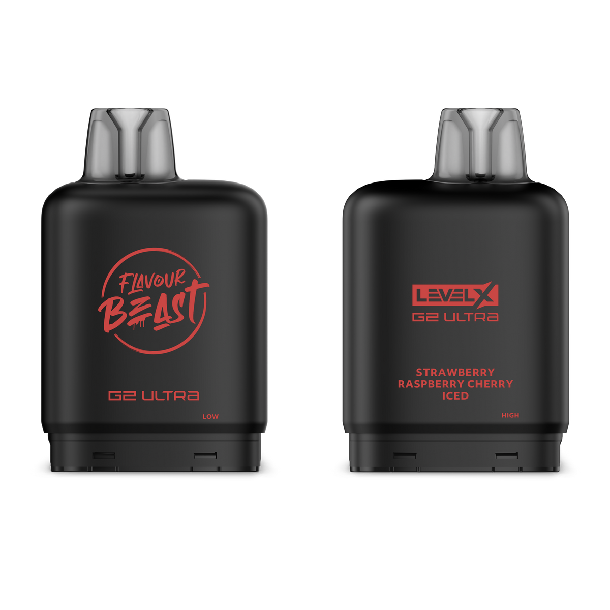 LEVEL X G2 ULTRA 50K STRAWBERRY RASPBERRY CHERRY ICED 20MG