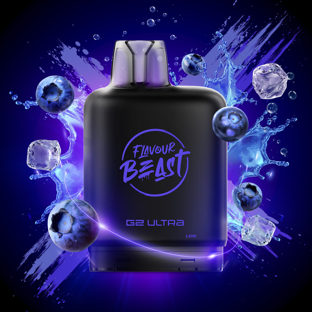 LEVEL X G2 ULTRA CHUGGIN 50K BLUEBERRY FIZZ(BLUEBERRY SPARKLE) ICED 20MG