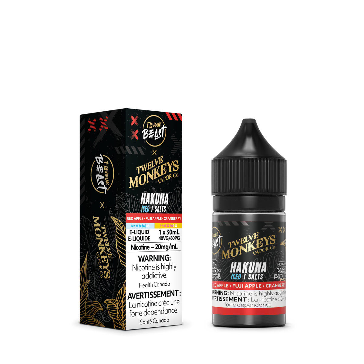 FLAVOUR BEAST X TWELVE MONKEYS HAKUNA ICED 20MG 30ML