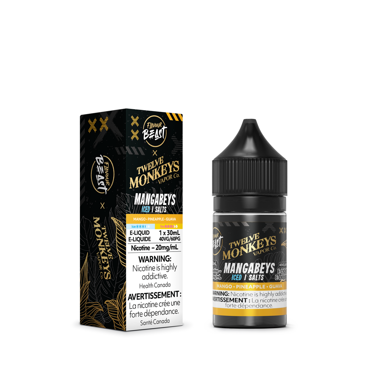 FLAVOUR BEAST X TWELVE MONKEYS MANGABEYS ICED 20MG 30ML
