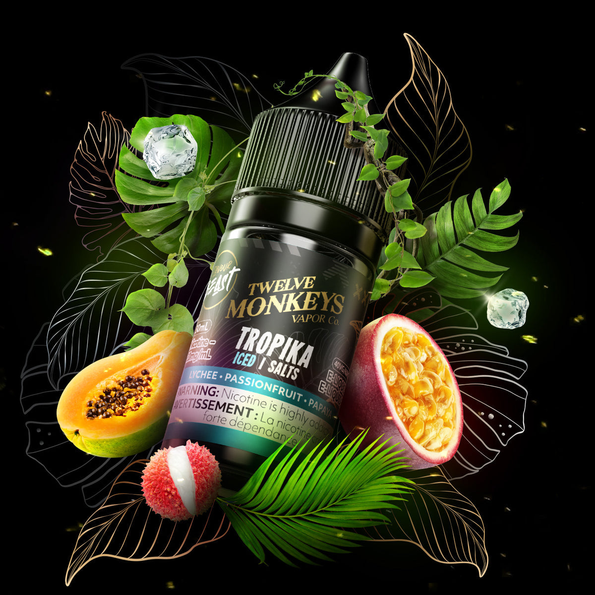FLAVOUR BEAST X TWELVE MONKEYS TROPIKA ICED 20MG 30ML