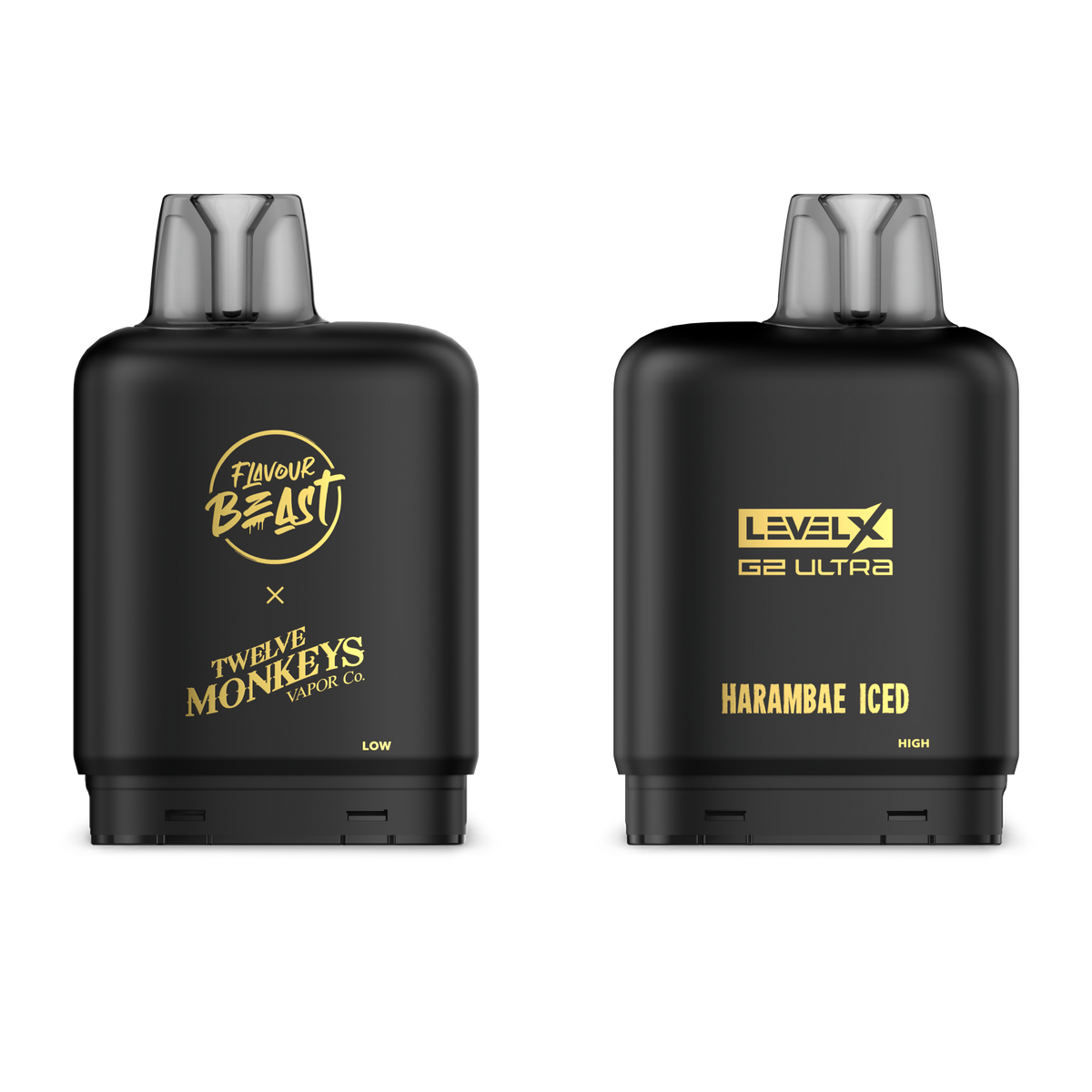 LEVEL X TWELVE MONKEYS G2 ULTRA 50K HARAMBAE ICED 20MG