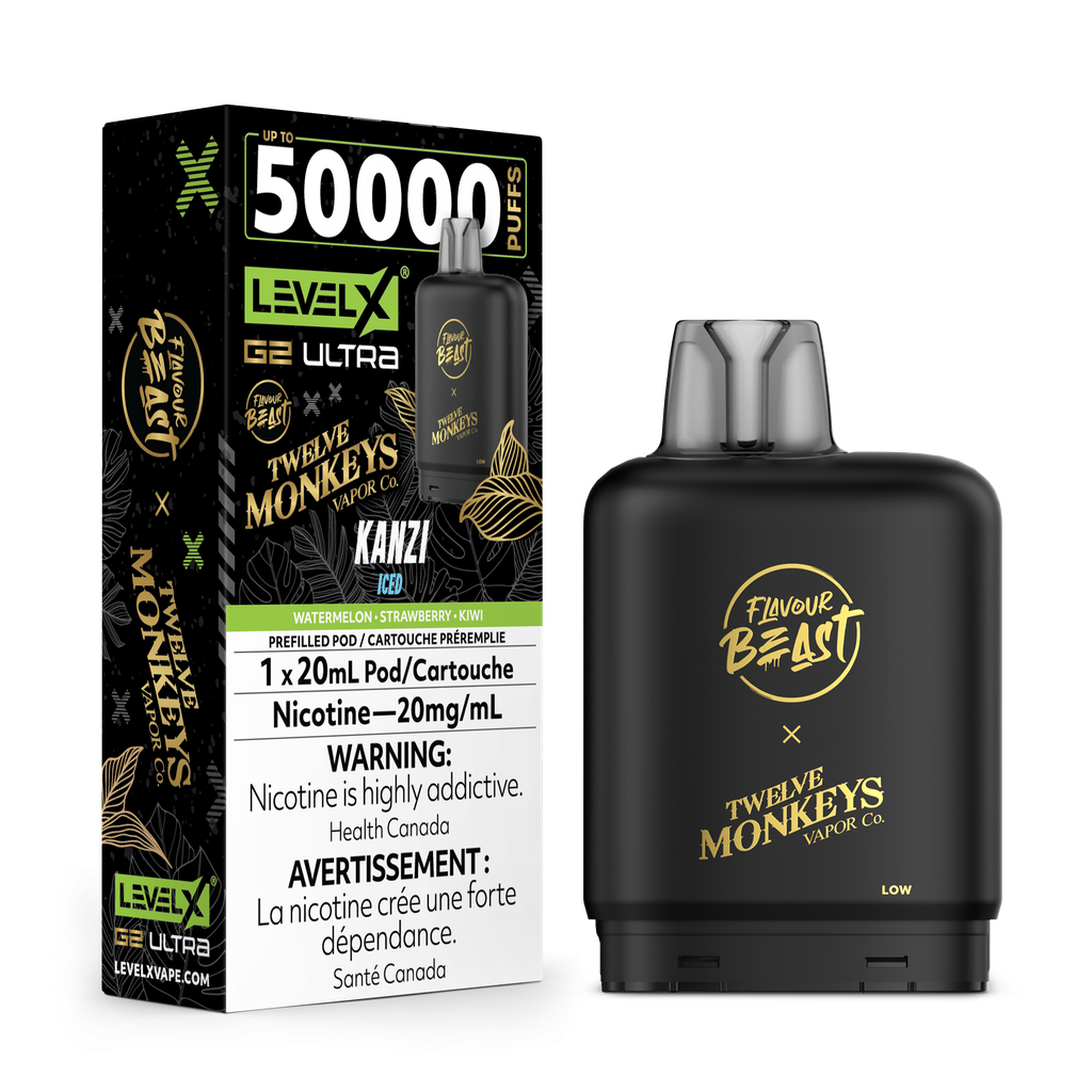 LEVEL X TWELVE MONKEYS G2 ULTRA 50K KANZI ICED 20MG