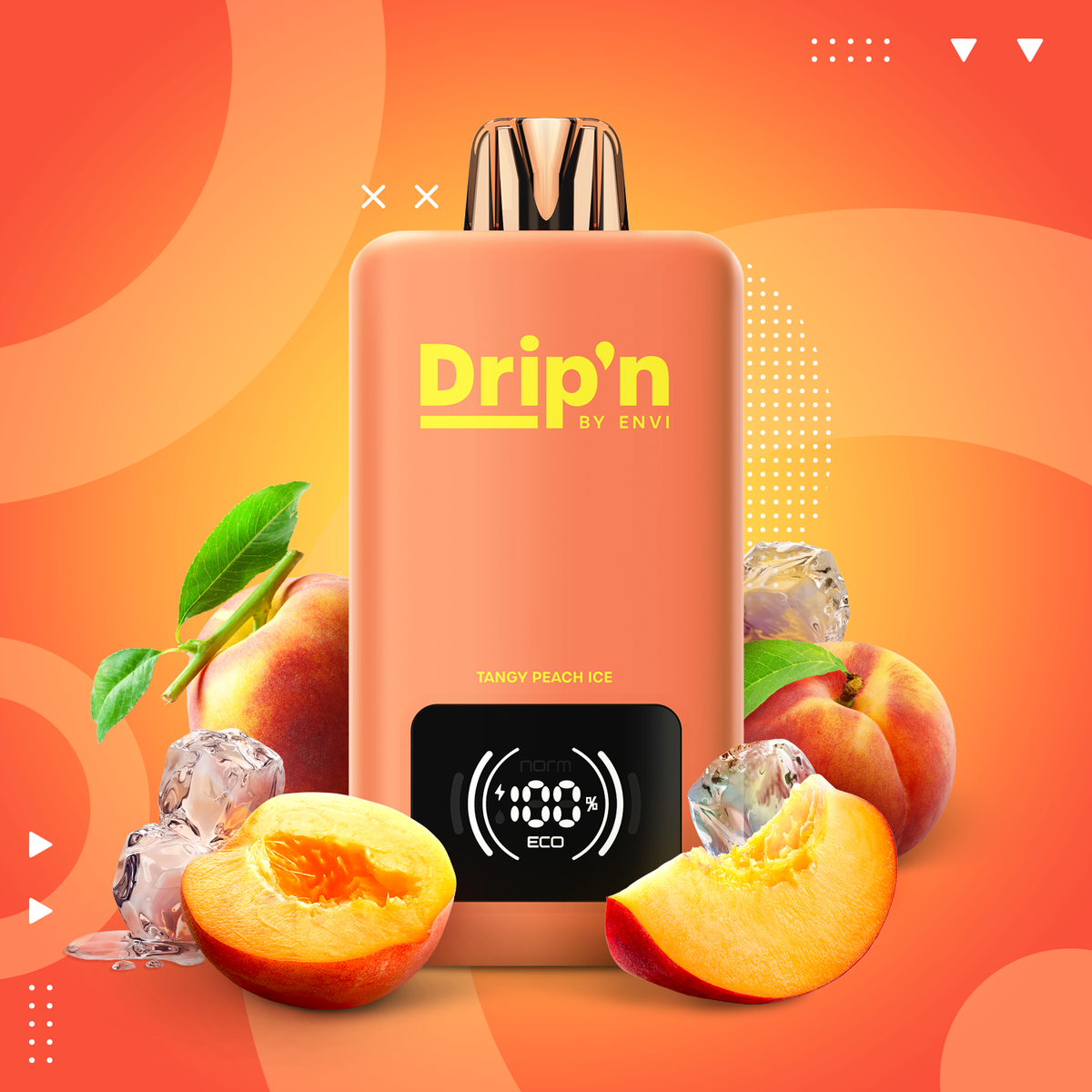 DRIP'N 70K(26ML) TANGY PEACH ICE 20MG