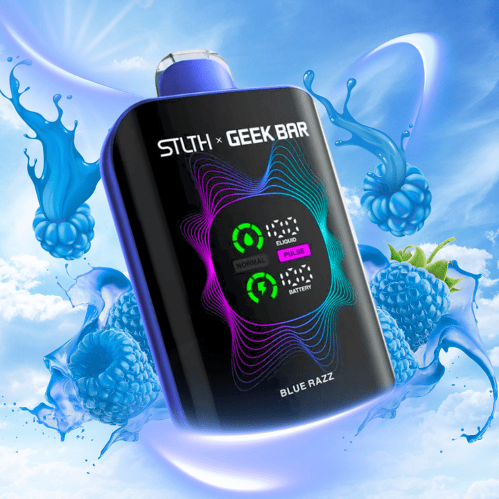 STLTH x GEEKBAR 80K BLUE RAZZ 20MG